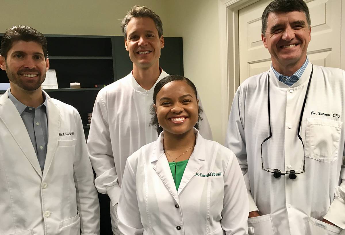 Dentists: Dr. Ramos, Dr. Neubauer, Dr. Powell, and Dr. Bateman